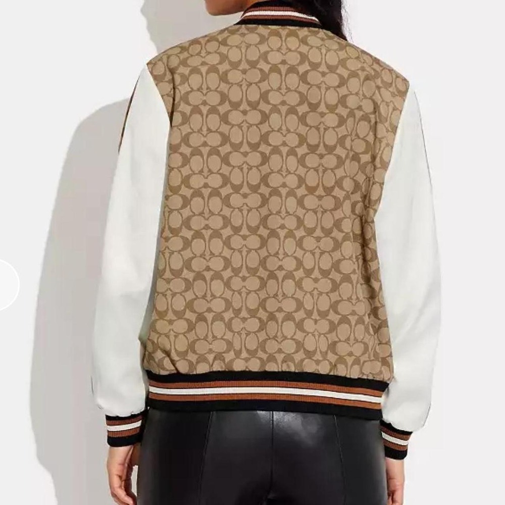 Coach varsity jacket with signature print comes with COA - Picture 3 of 4